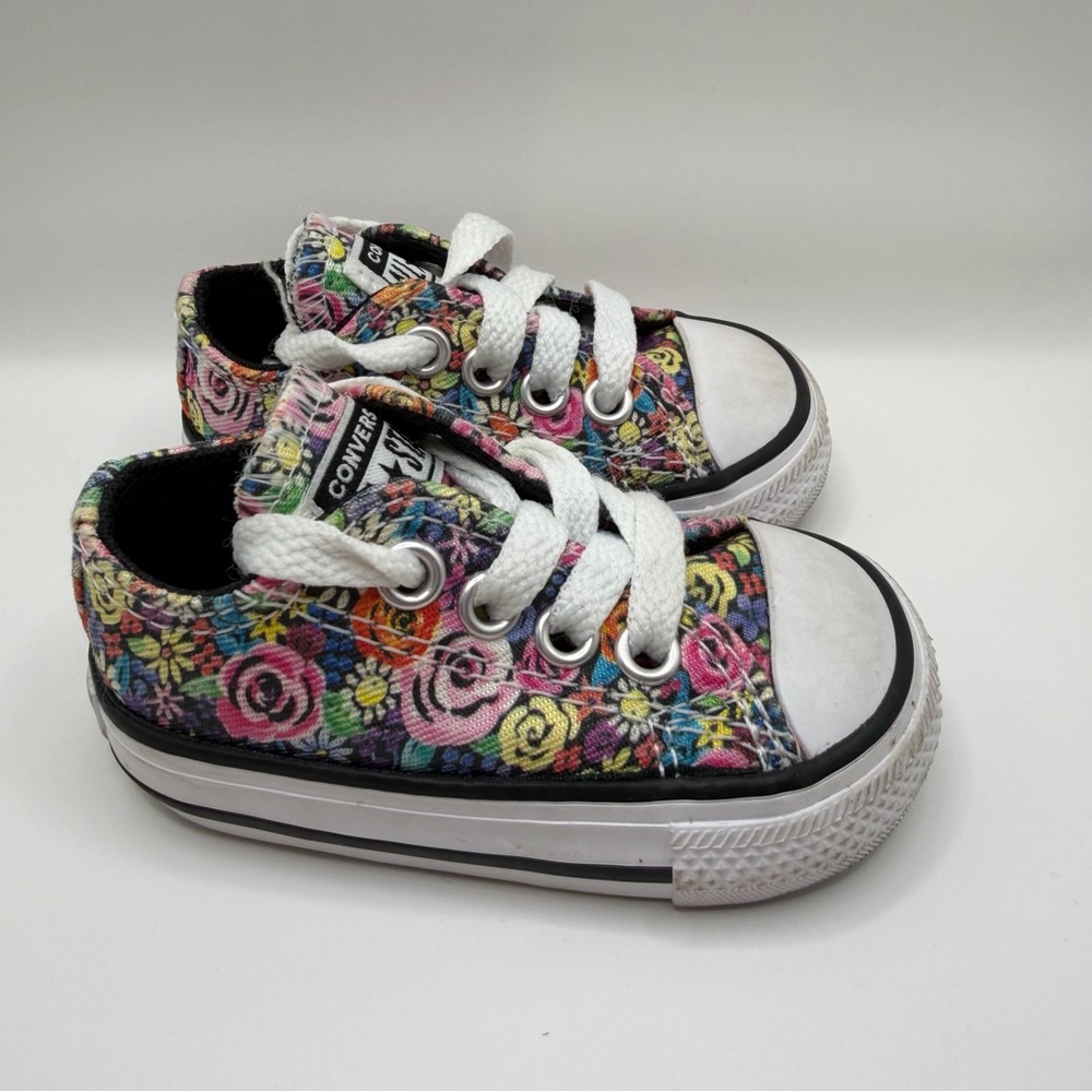 Converse Kids Colorful Floral Sneakers